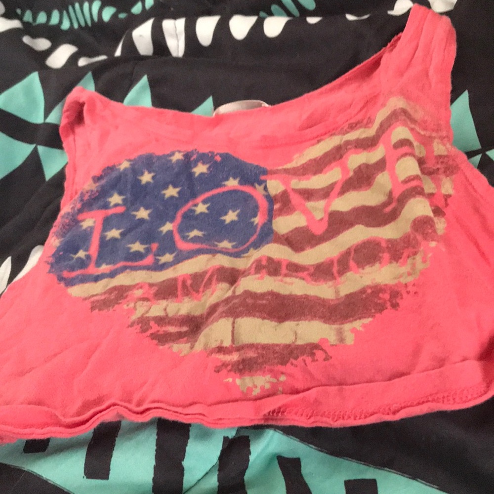 Love America crop top
